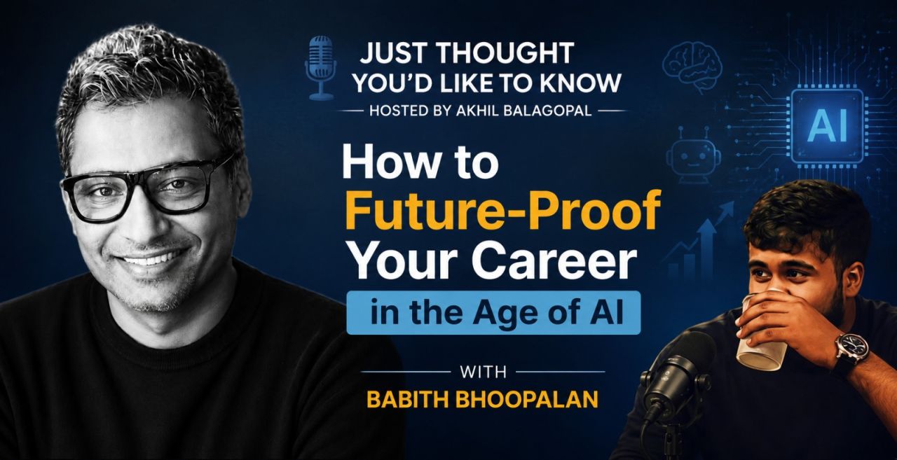 Akhil Balagopal podcast